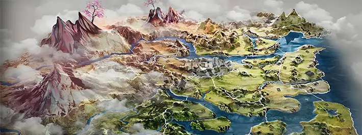 DYNASTY WARRIORS: ORIGINS map image