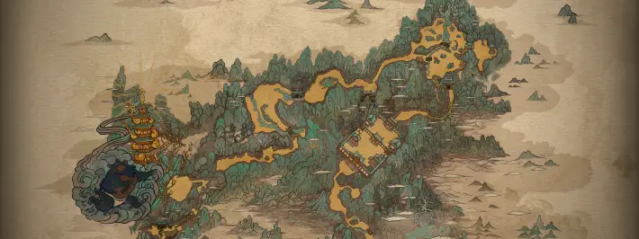 Black Myth: Wukong map image
