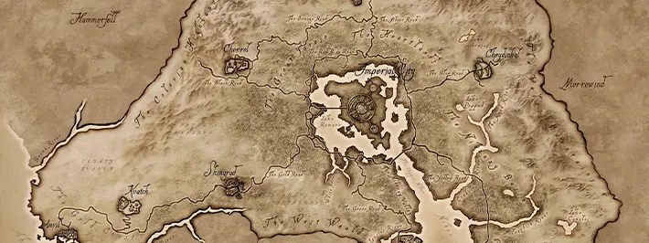 The Elder Scrolls IV: Oblivion Remastered map image