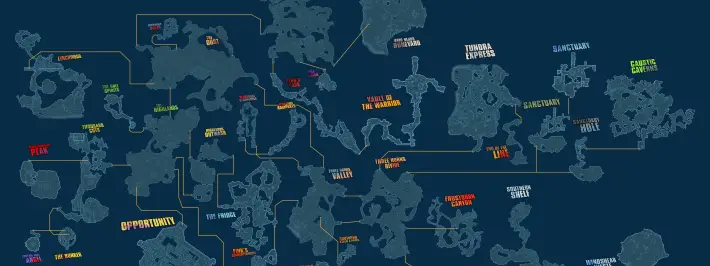 Borderlands 2 map image
