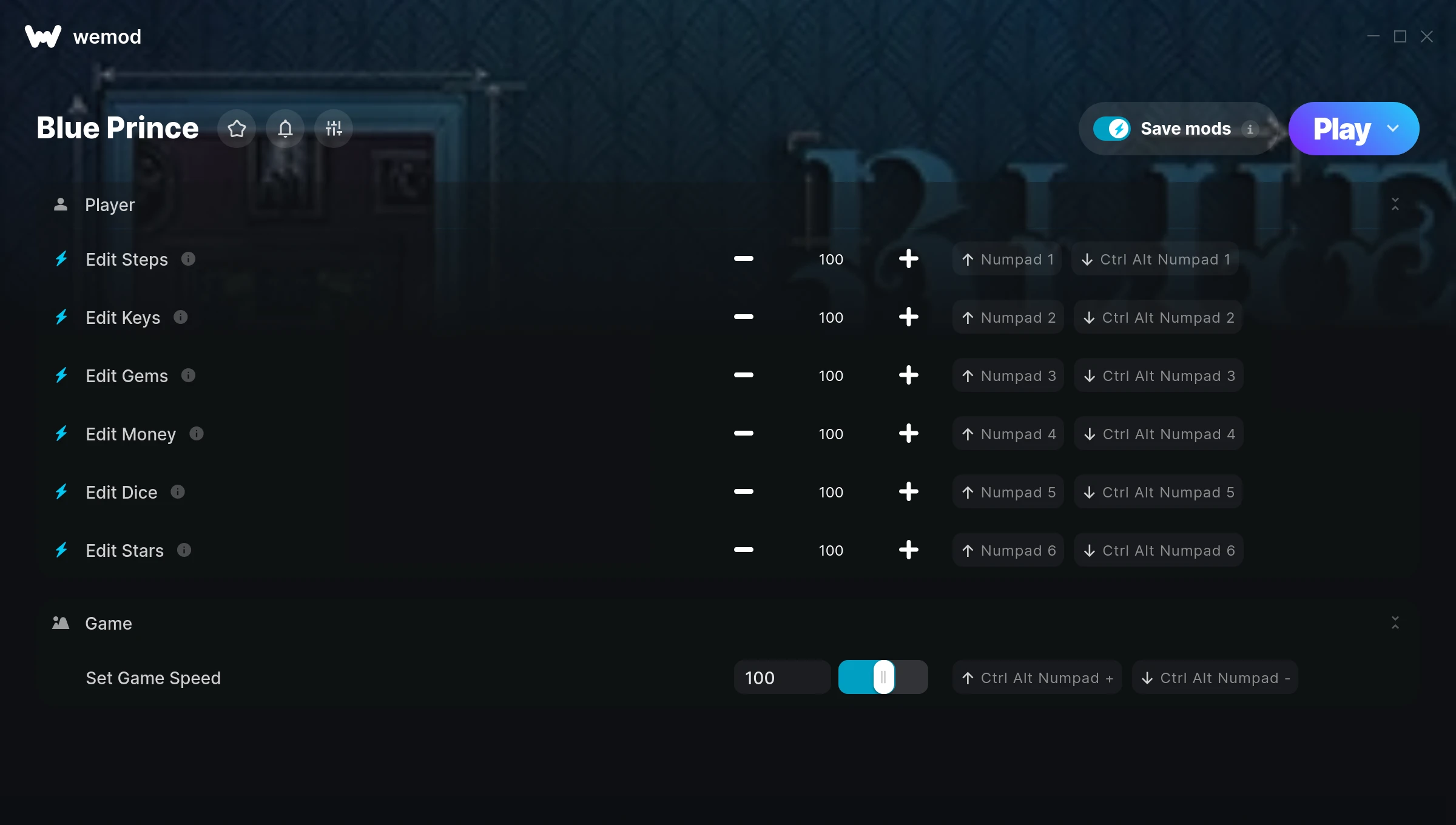 Blue Prince cheats screenshot