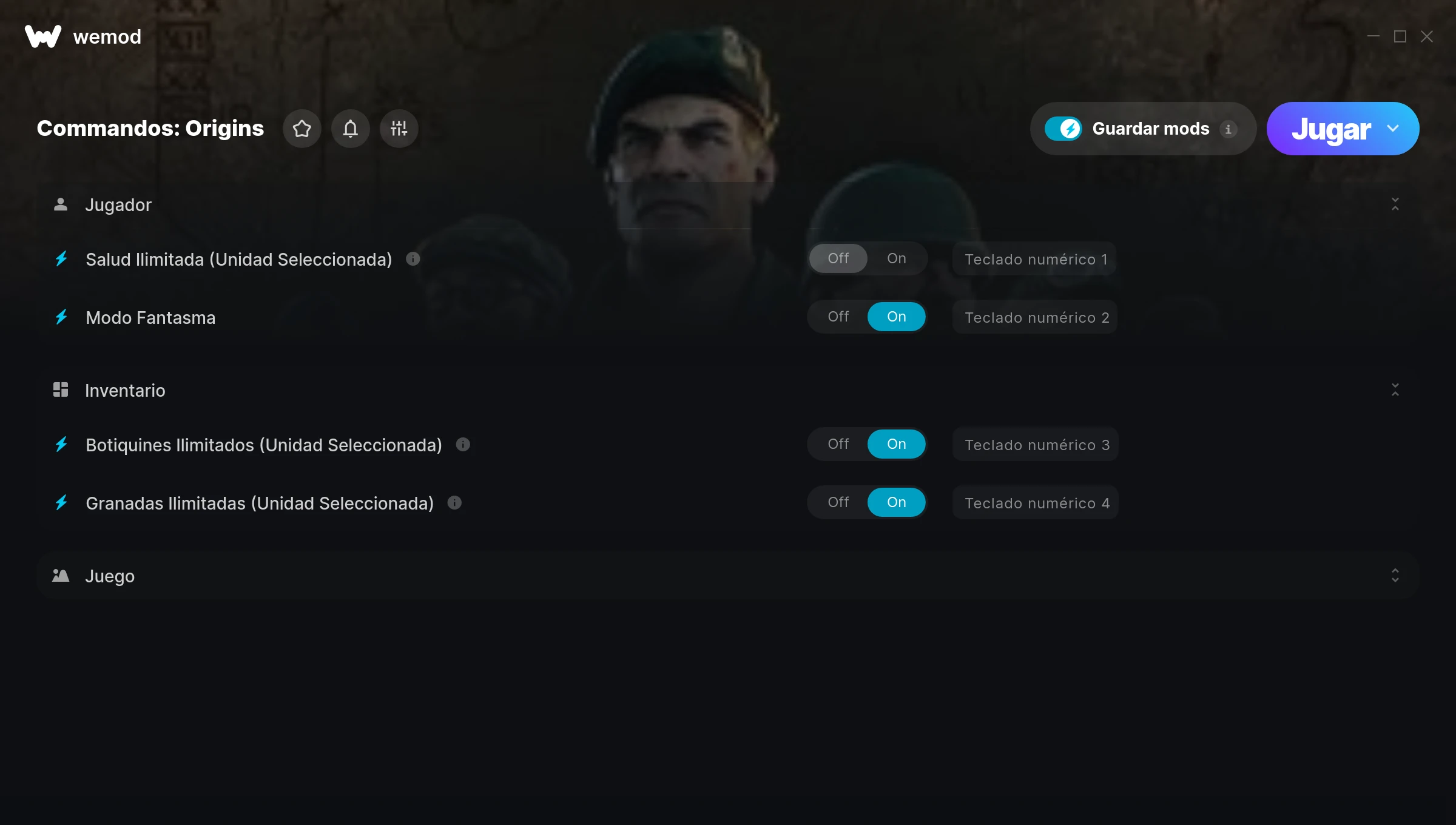 Commandos: Origins cheats screenshot