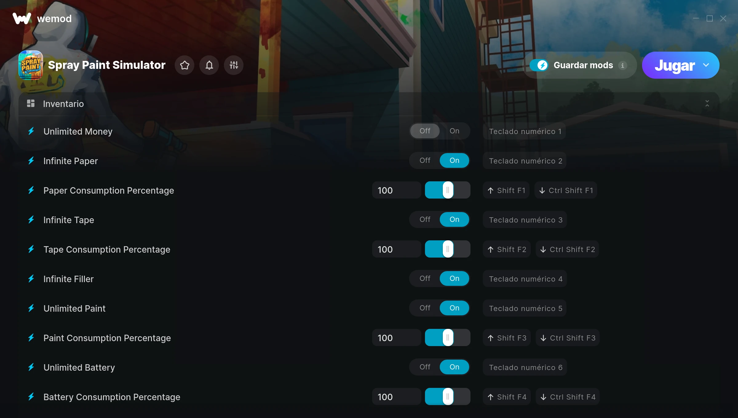 Spray Paint Simulator cheats screenshot