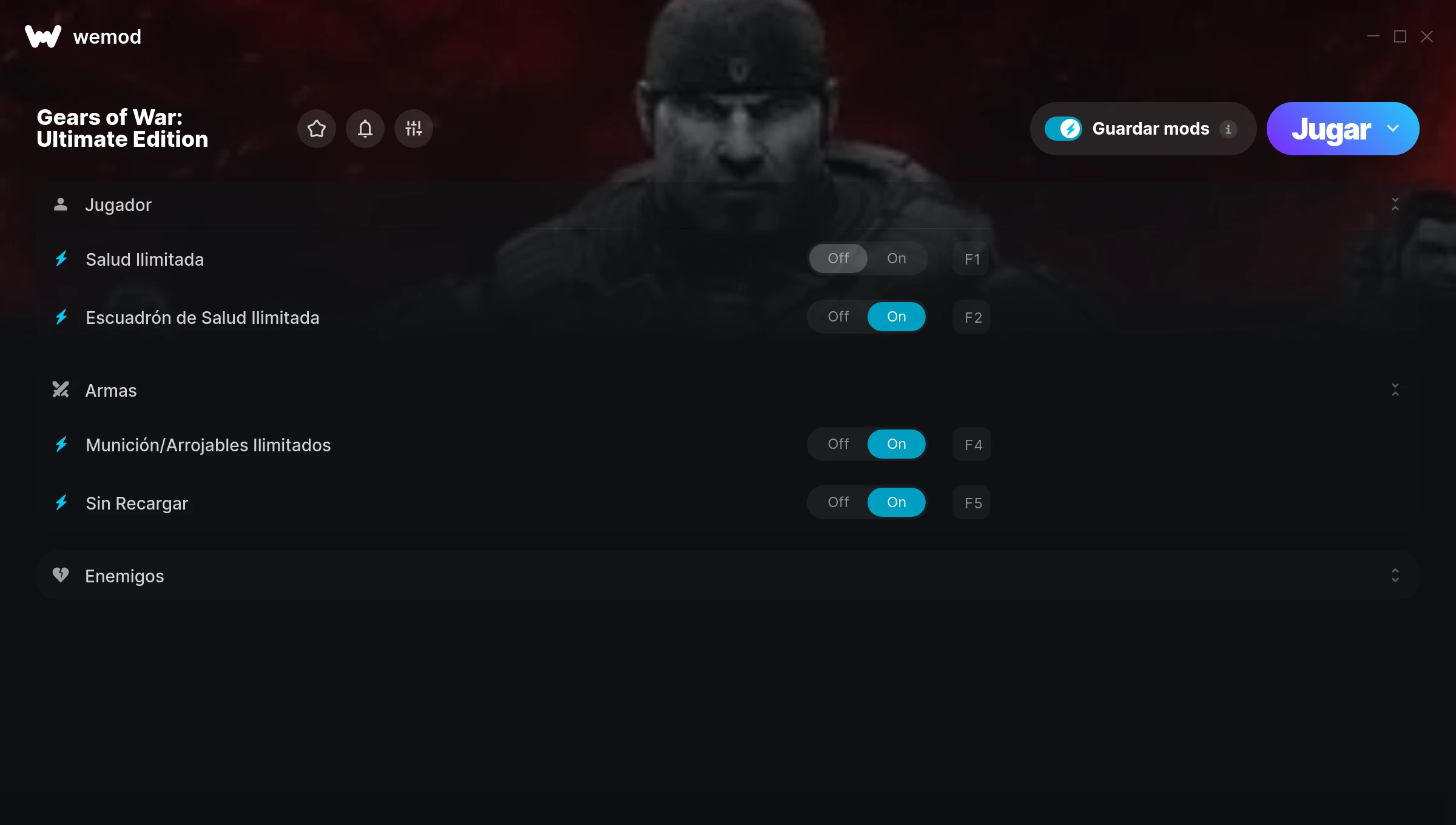 Gears of War: Ultimate Edition cheats screenshot