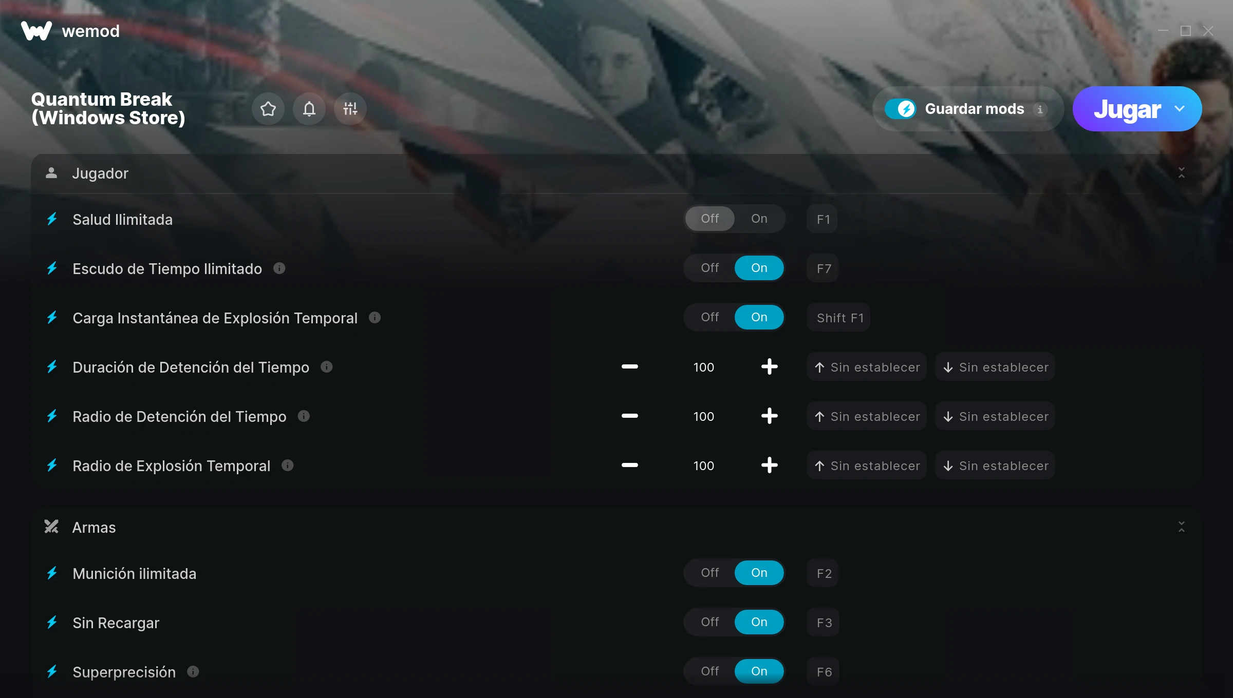 Quantum Break (Windows Store) cheats screenshot