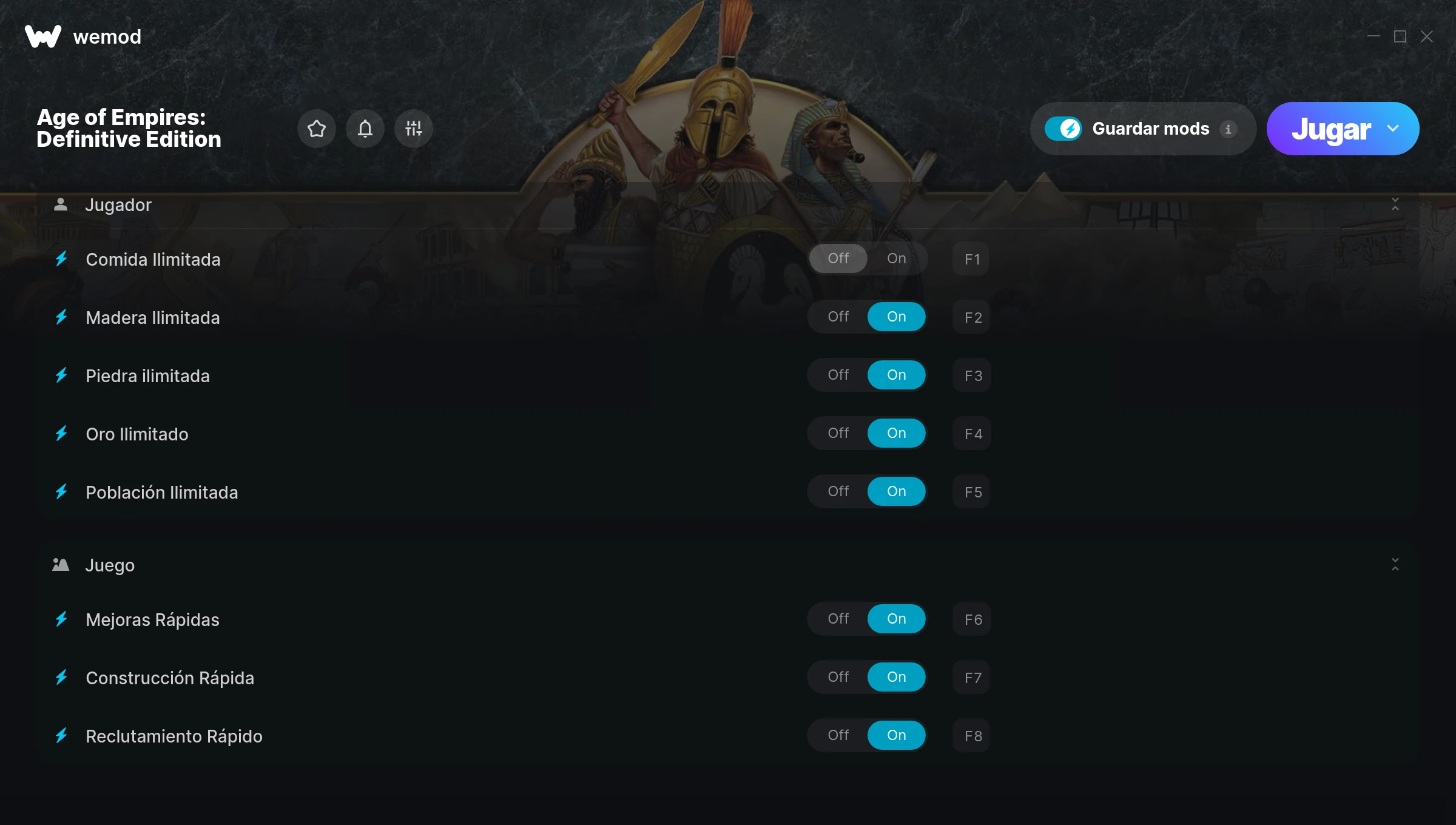 Age of Empires: Definitive Edition cheats screenshot