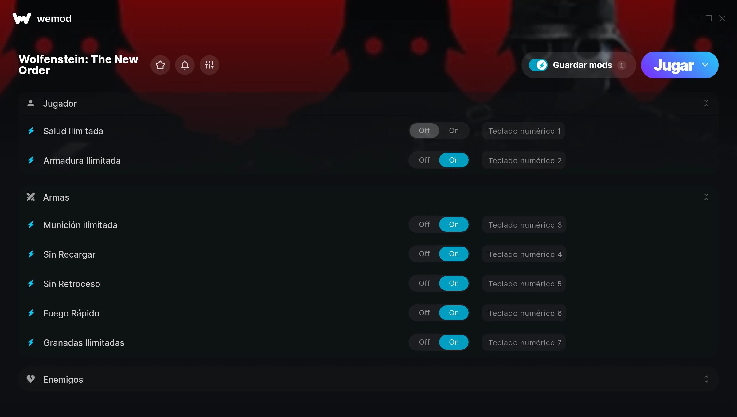 Wolfenstein: The New Order cheats screenshot