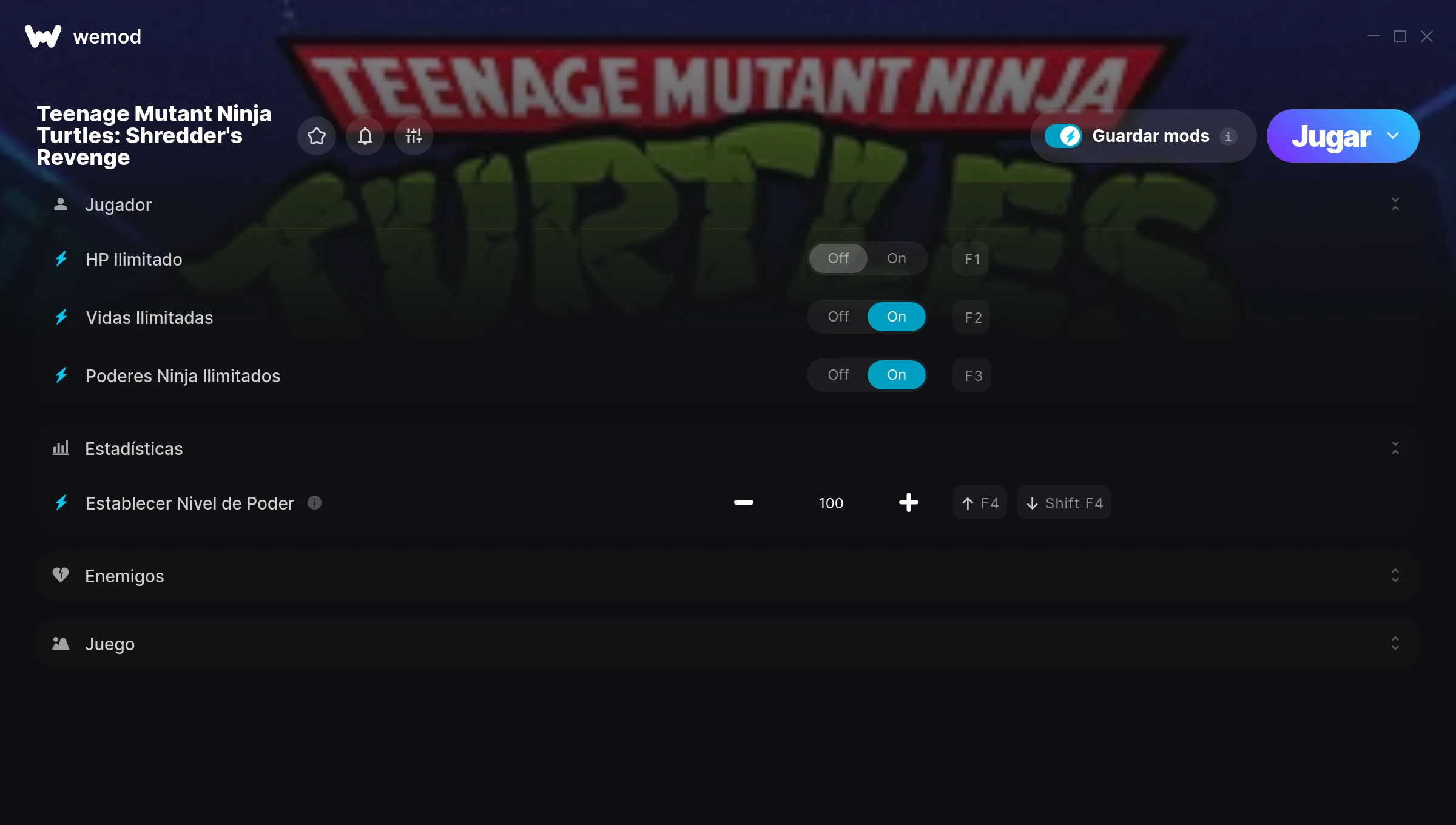 Teenage Mutant Ninja Turtles: Shredder's Revenge cheats screenshot