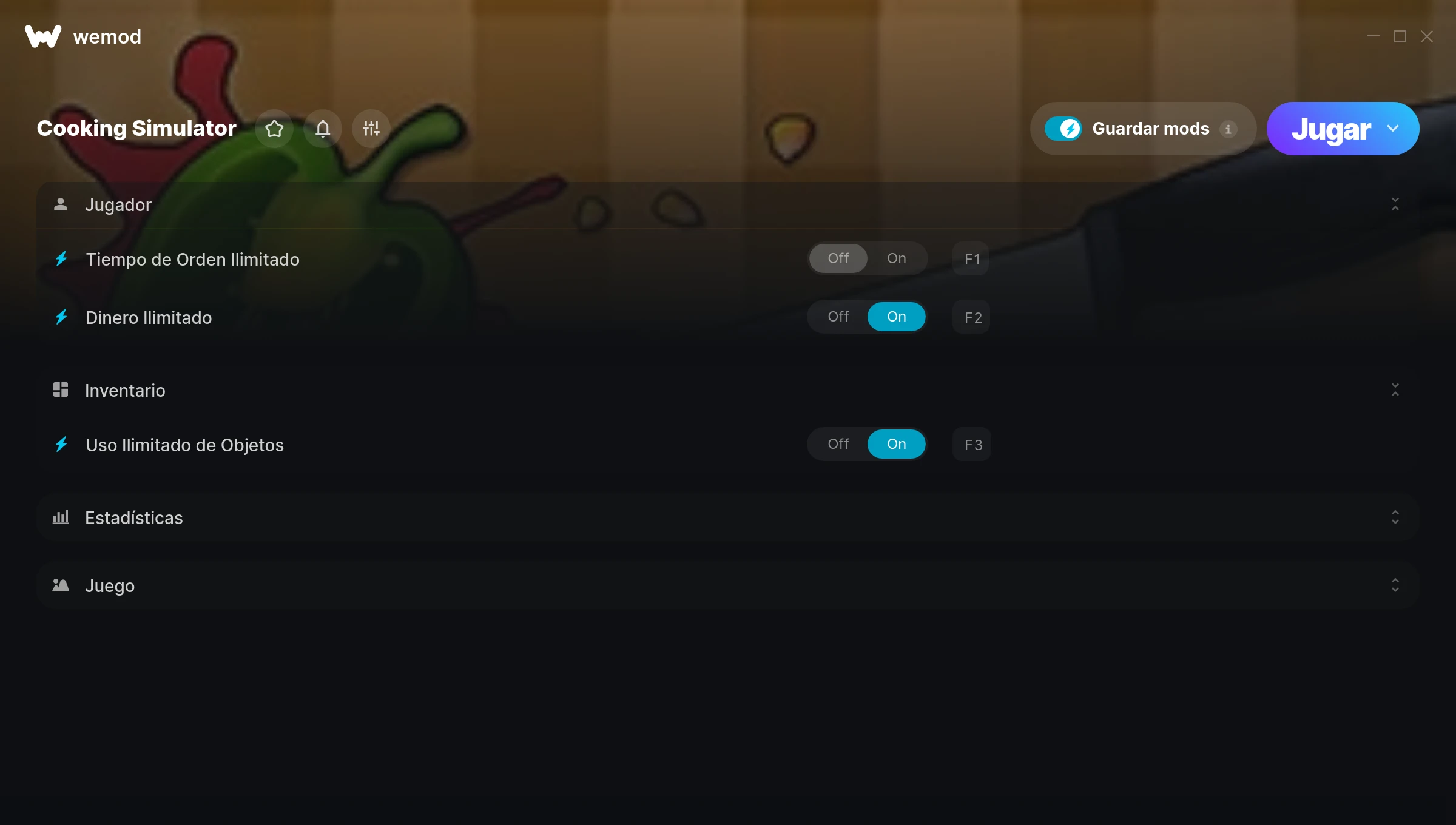 Cooking Simulator cheats screenshot