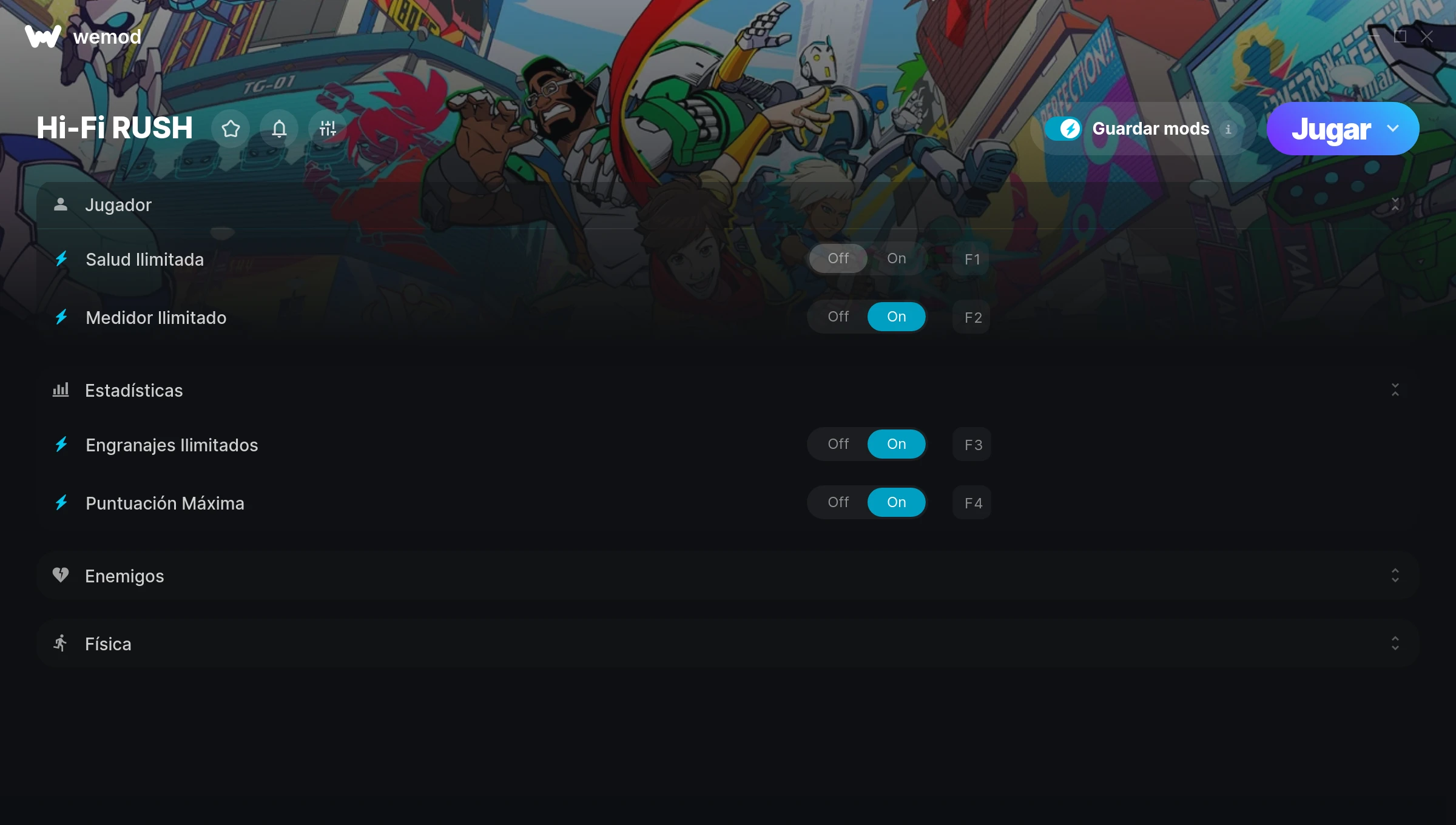 Hi-Fi RUSH cheats screenshot