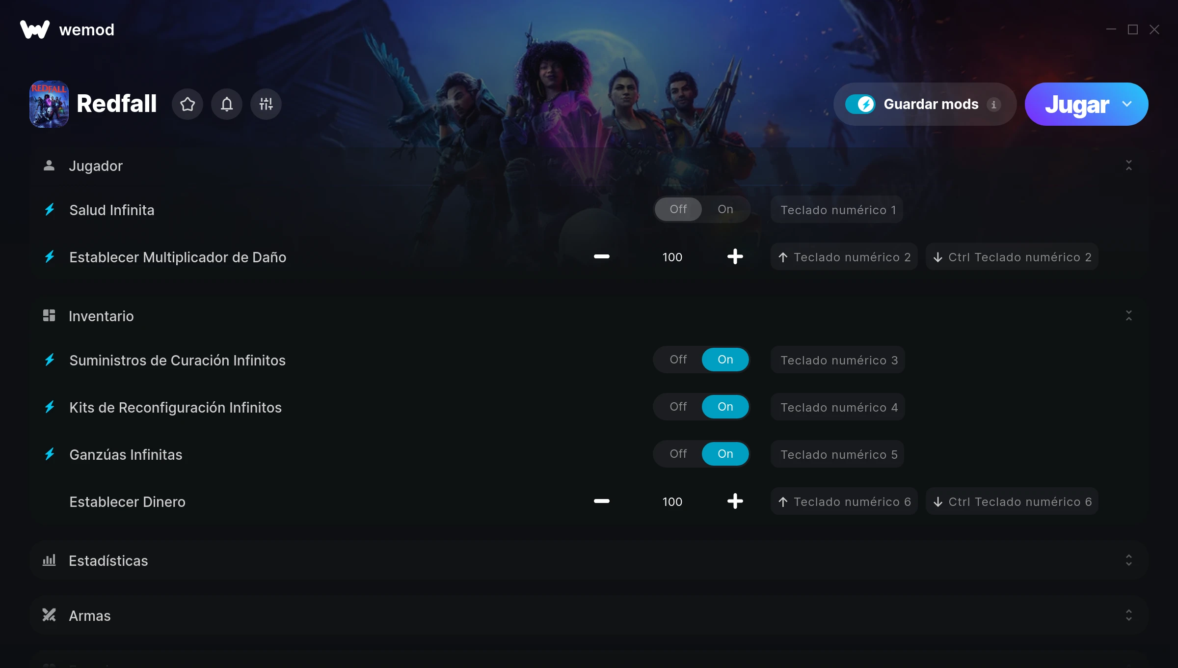 Redfall cheats screenshot