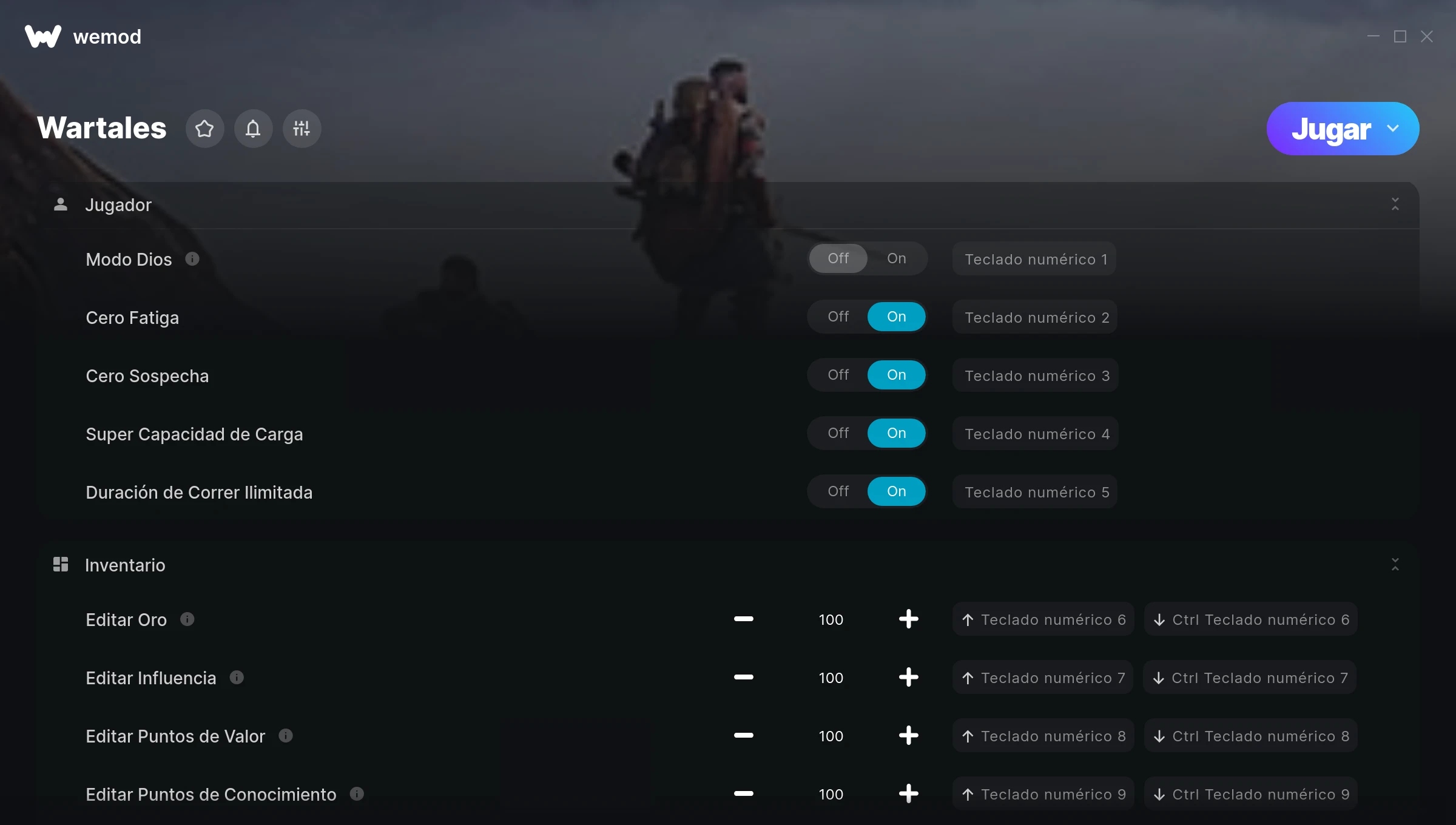 Wartales cheats screenshot