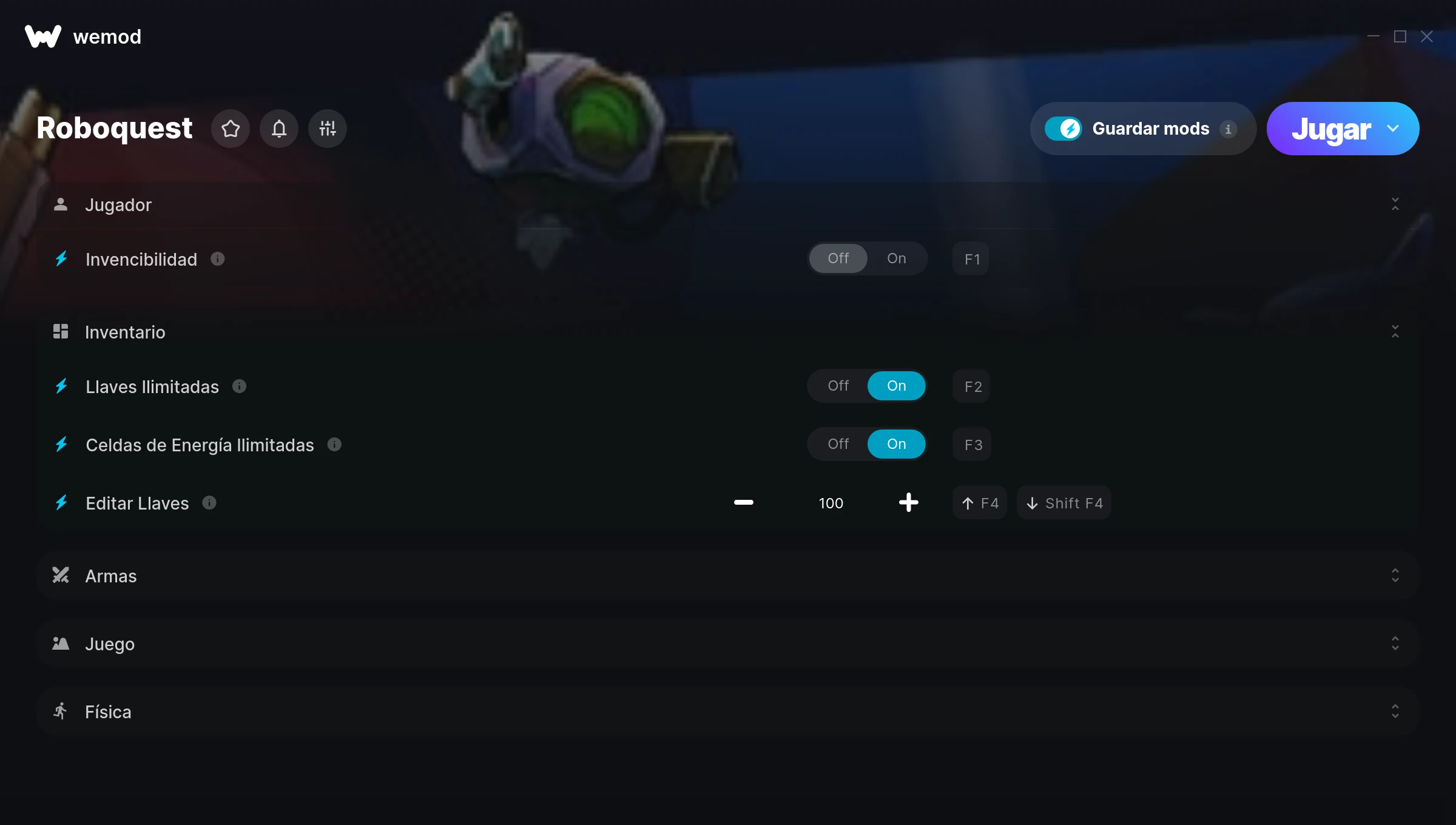 Roboquest cheats screenshot