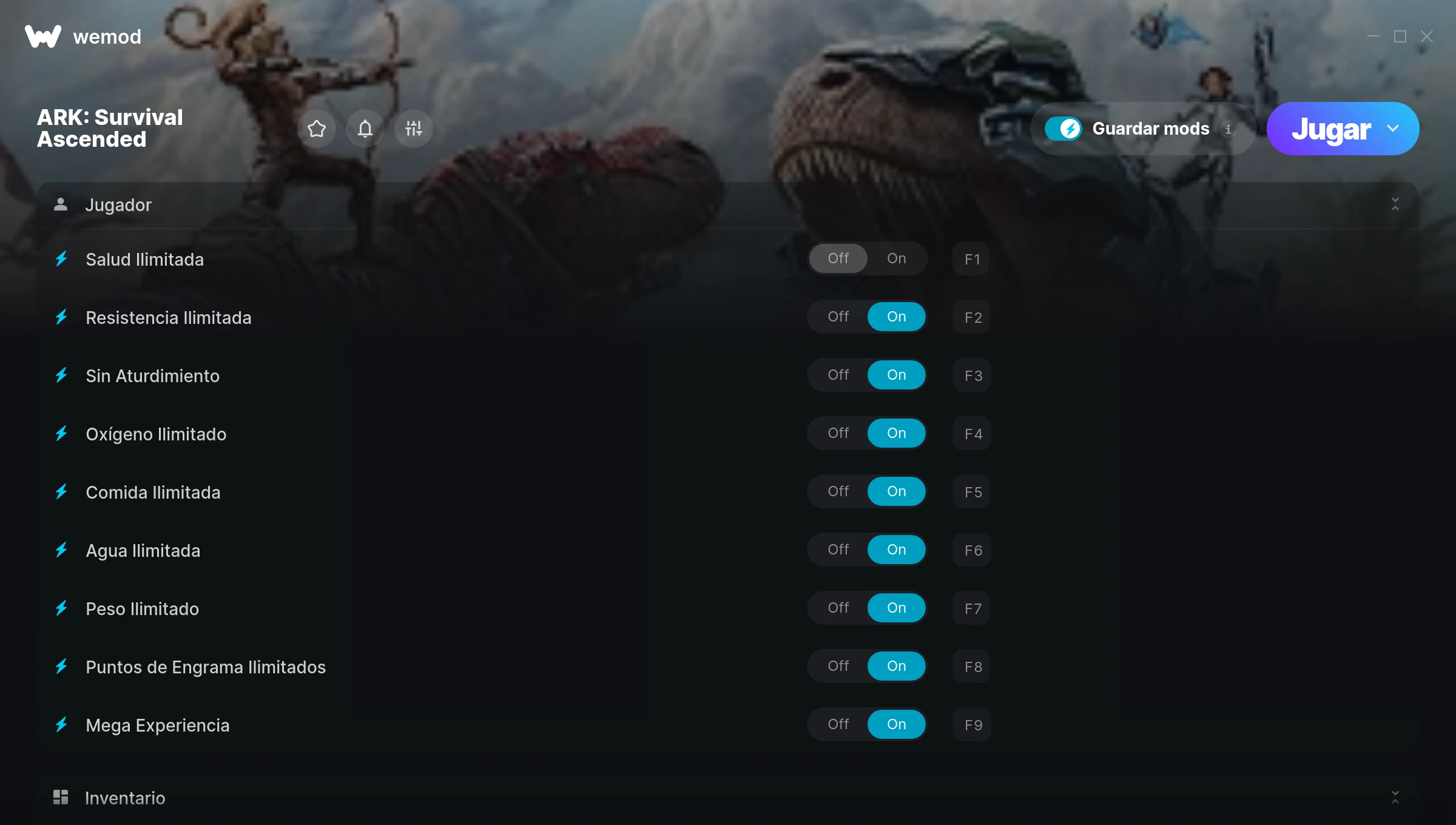 ARK: Survival Ascended cheats screenshot