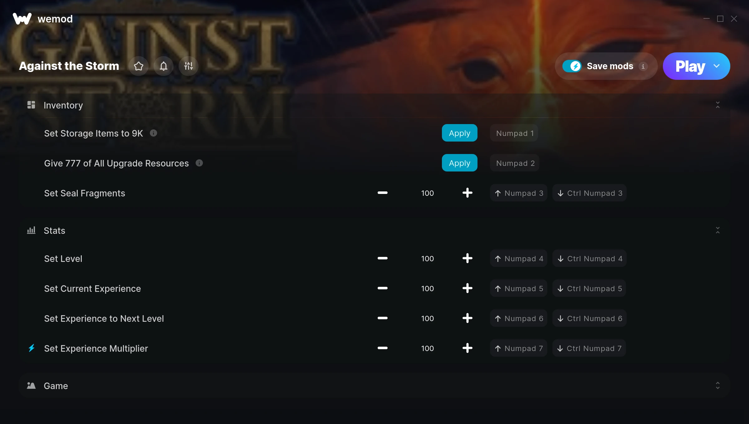 Against the Storm cheats screenshot