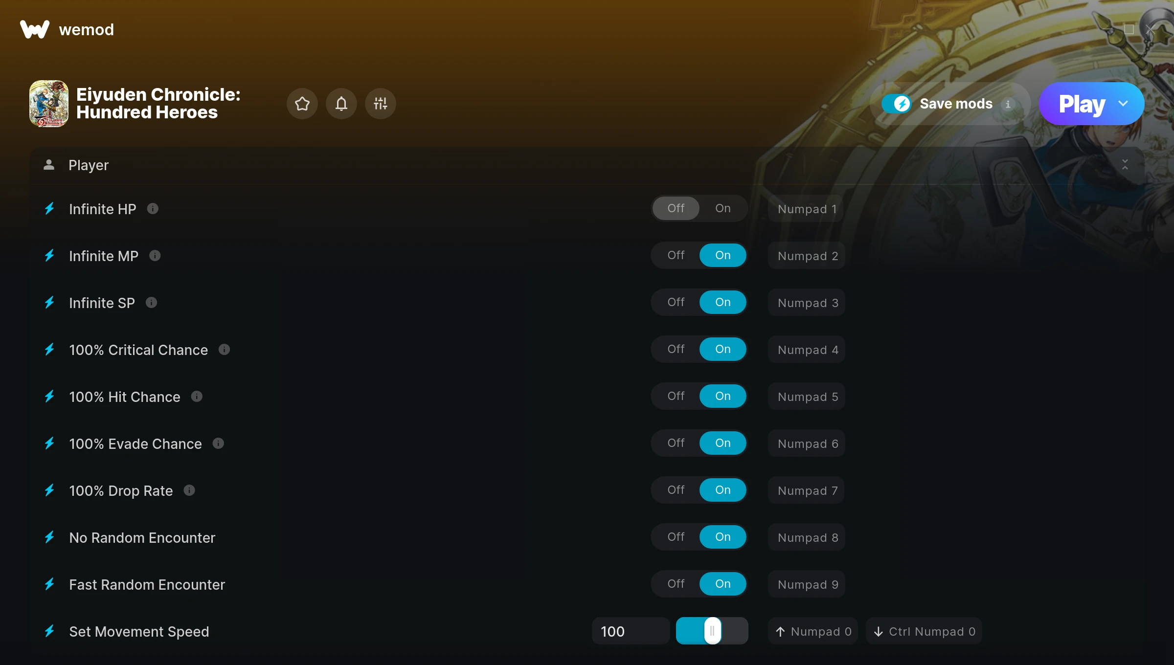 Eiyuden Chronicle: Hundred Heroes cheats screenshot