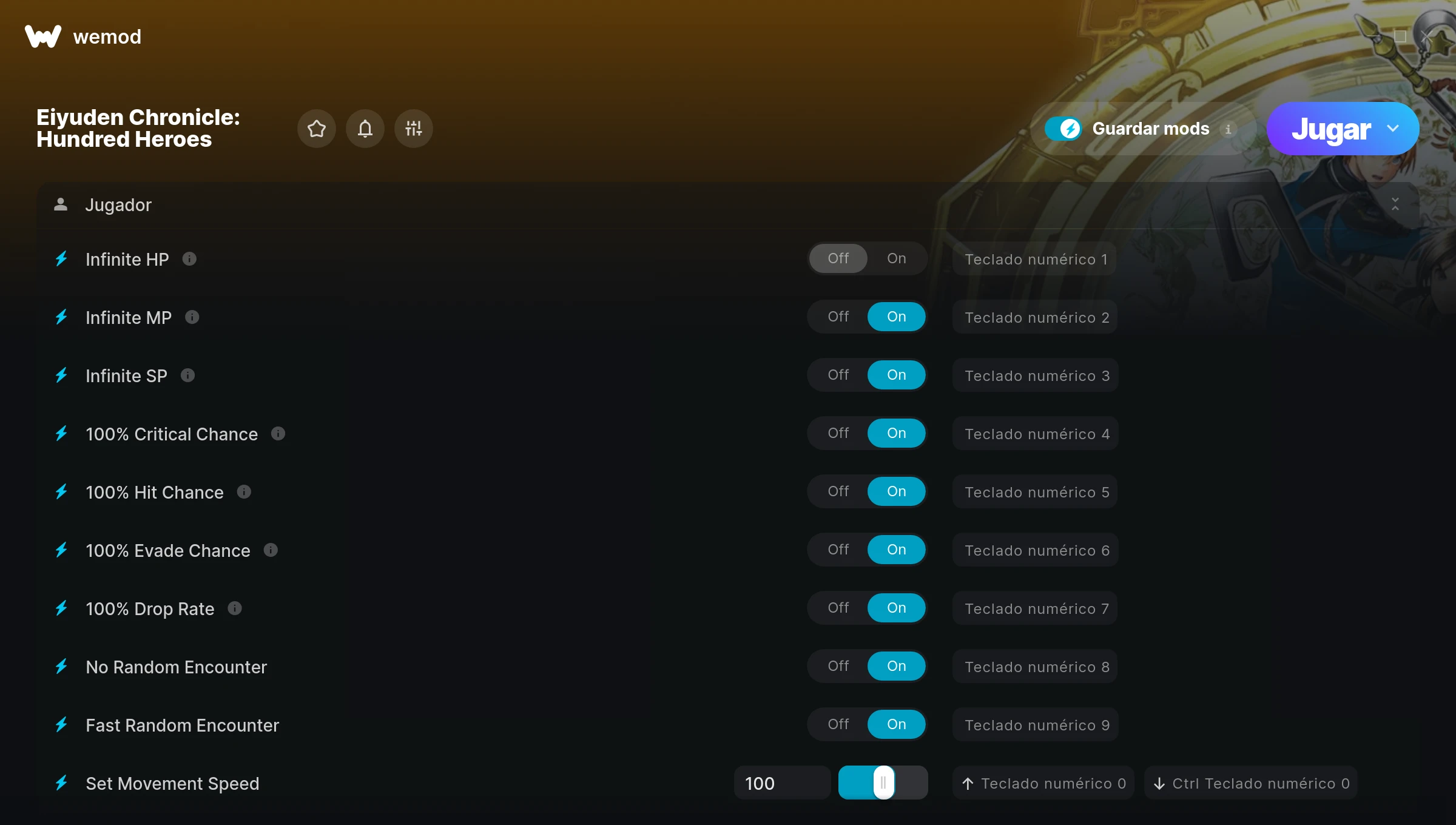 Eiyuden Chronicle: Hundred Heroes cheats screenshot
