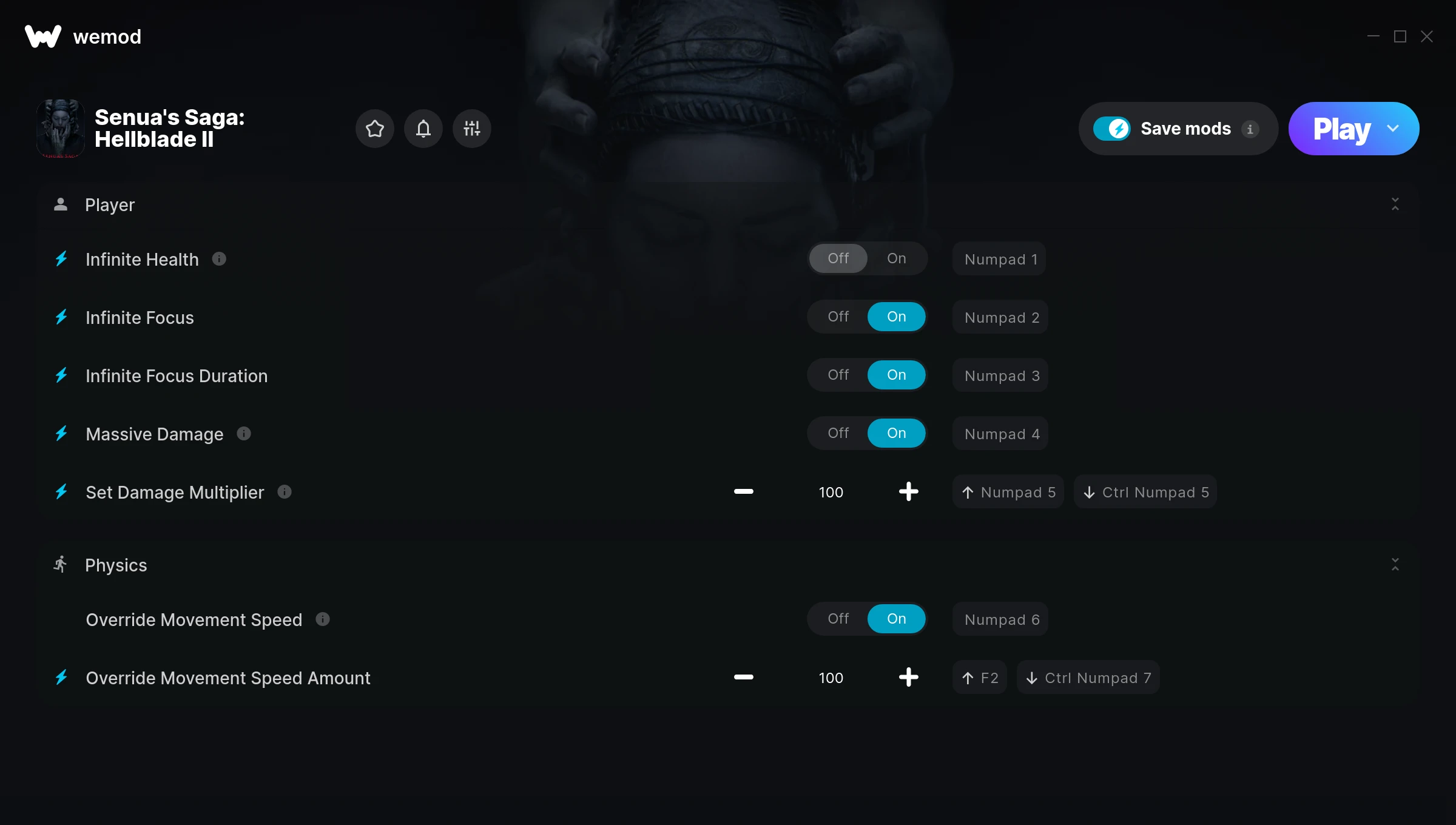 Senua's Saga: Hellblade II cheats screenshot
