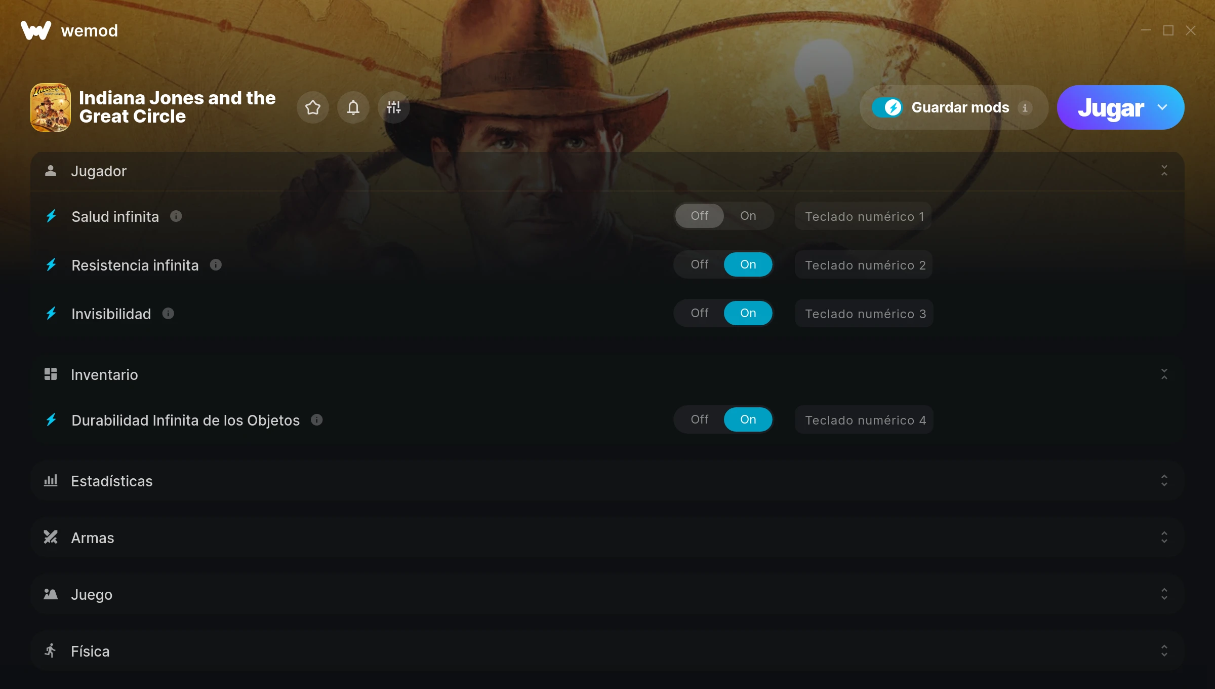 Indiana Jones and the Great Circle cheats screenshot